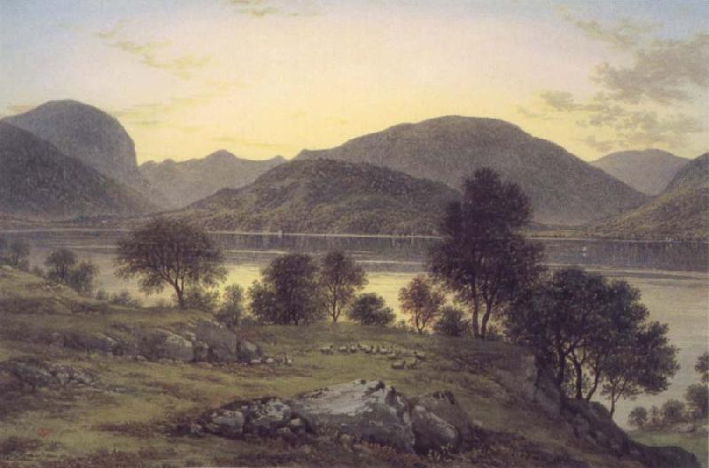John glover Twilight,Ullswater mid 1820s China oil painting art